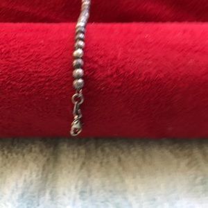 Sterling 925 sturdy anklet bracelet with extension